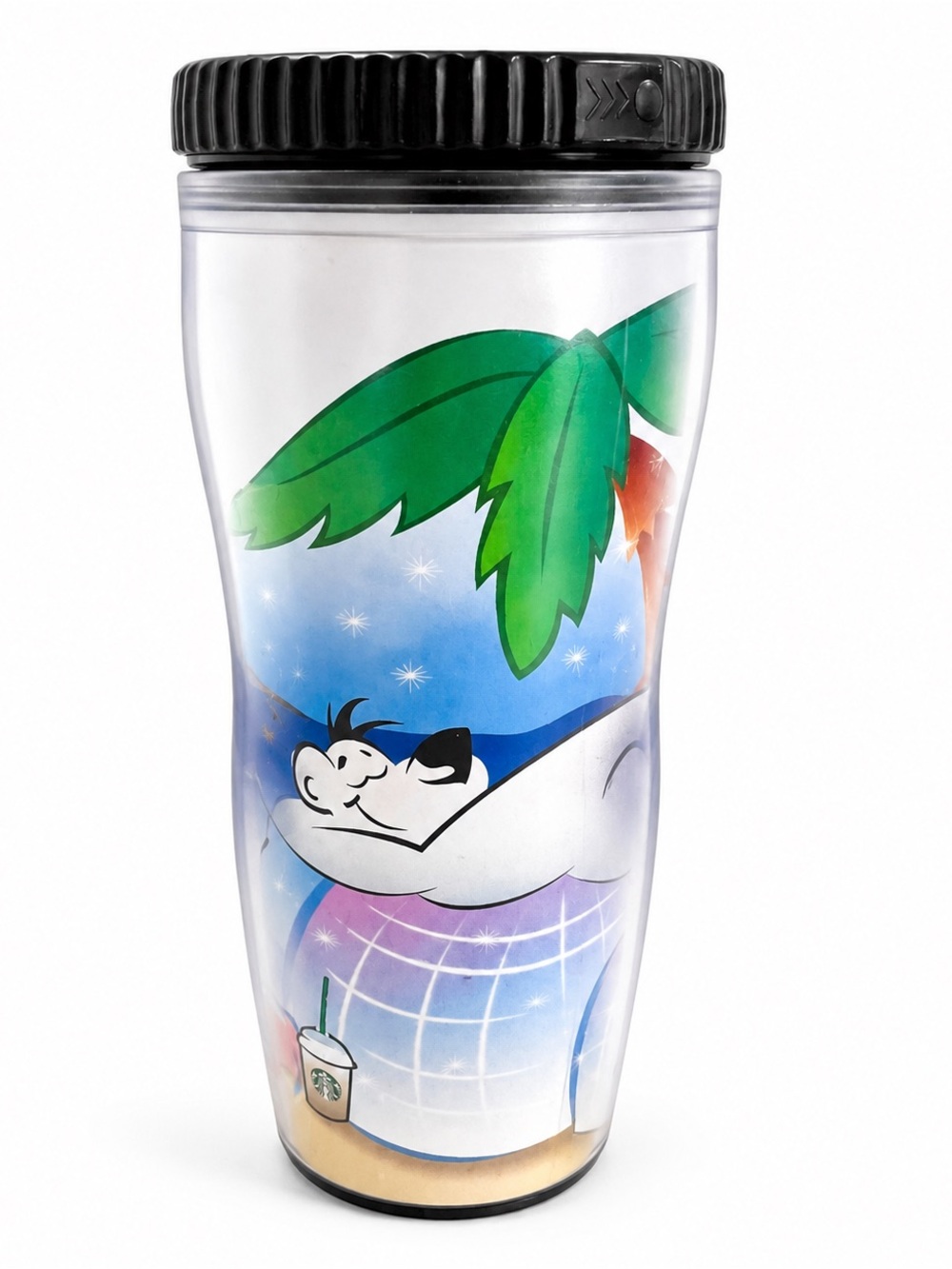 Starbucks Barista Travel Mug Bearista Polar Bear Penguin Beach Igloo 2001 16 oz
